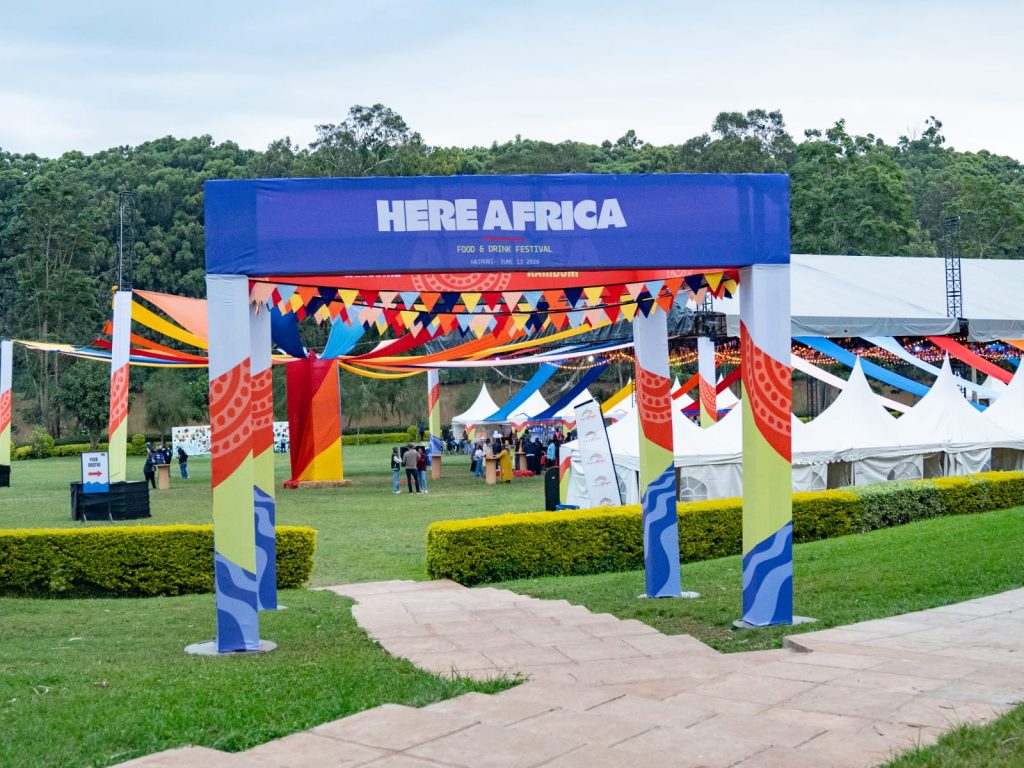 Entrance to the Here Africa Food and Drink Festival in Nairobi